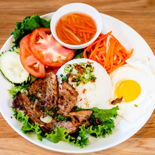 Pork Chop Broken Rice