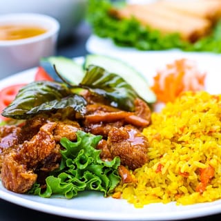 Spicy Orange Chicken Rice